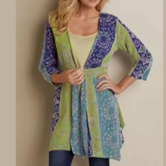 SOFT SURROUNDINGS Carnival Batik Topper - Picture 2 of 11